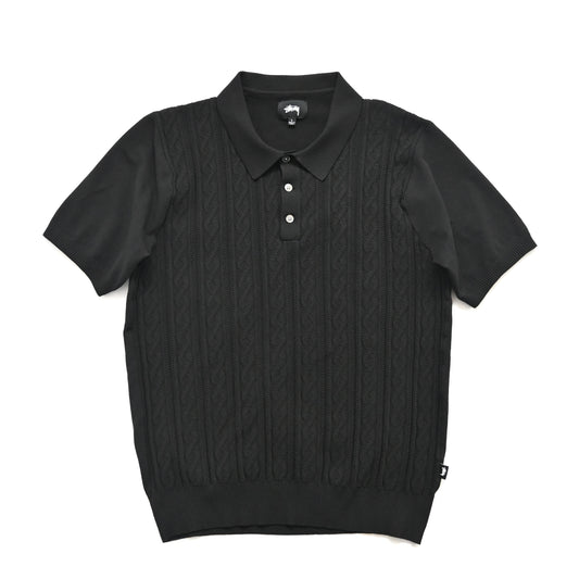 2020ss stussy polyester polo shirt L