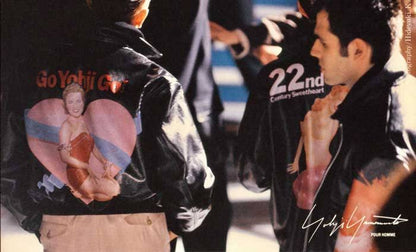 1991aw yohji yamamoto 6.1 the men Go yohji Go pin-a2 leather jacket M