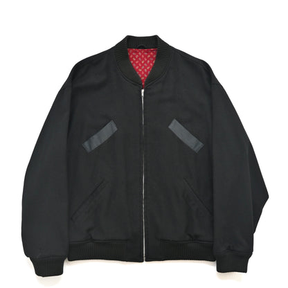1980s comme des garcons homme mulch pocket wool bomber jacket M