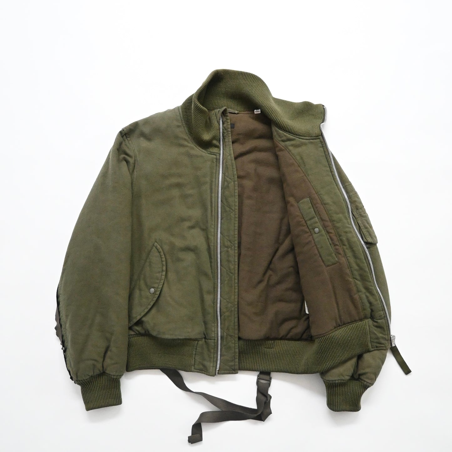 2003aw helmut lang bondage cotton bomber jacket 46