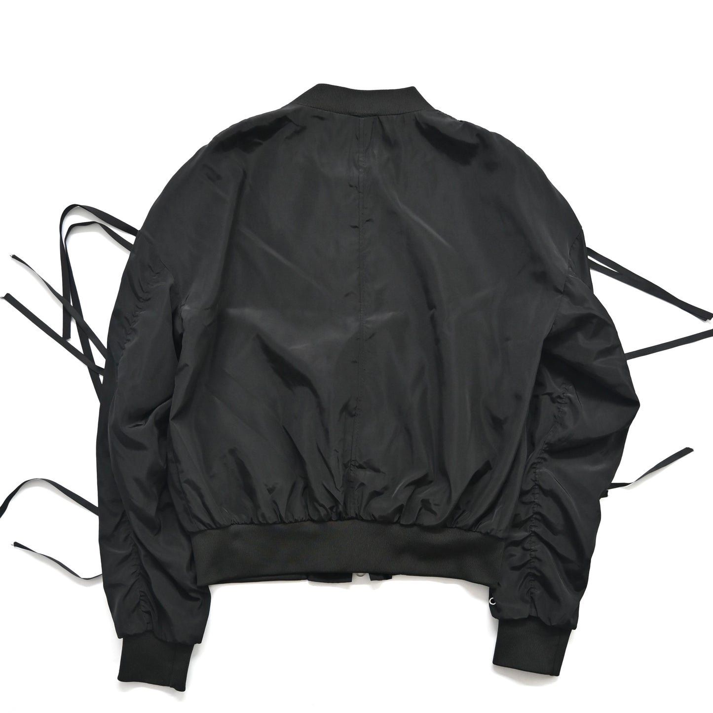 2000s just cavalli polyester ribbon bomber jacket S