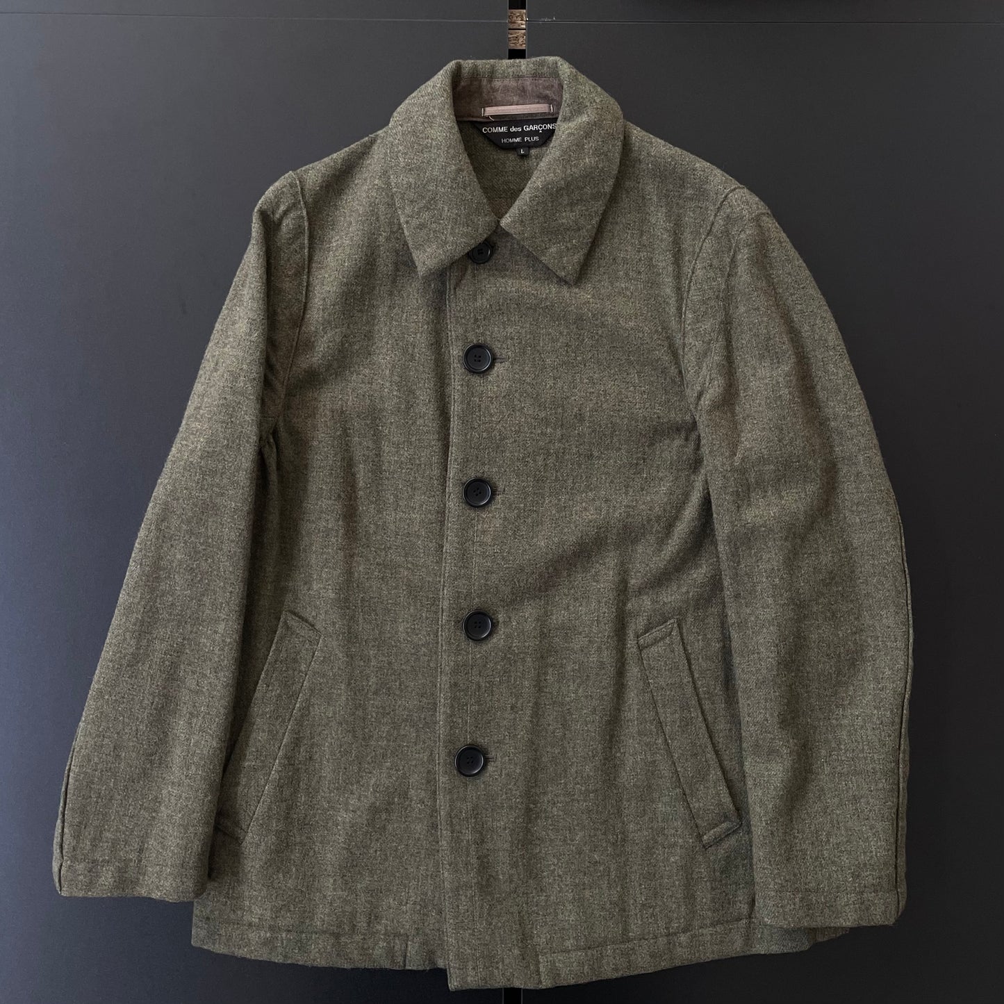 1998aw comme des garcons homme plus wool half coat L