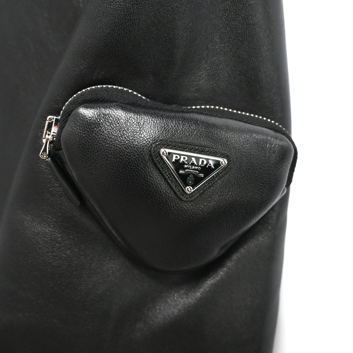 2021aw prada nappa leather bomber jacket 50 by raf simons