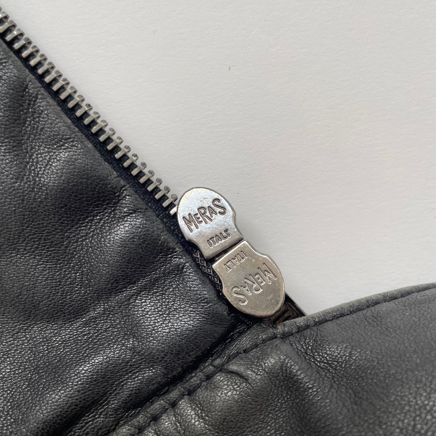 2007aw emporio armani piping leather jacket 52
