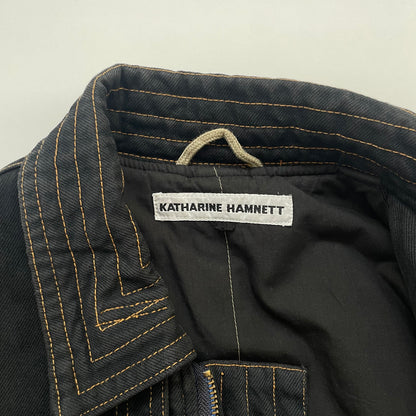 1986aw katharine hamnett denim bomber jacket M