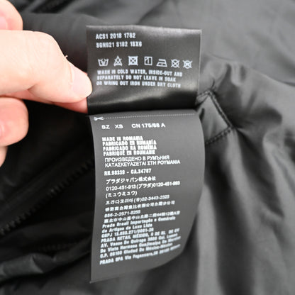 2018aw prada sgn921 reversible nylon down jacket XS