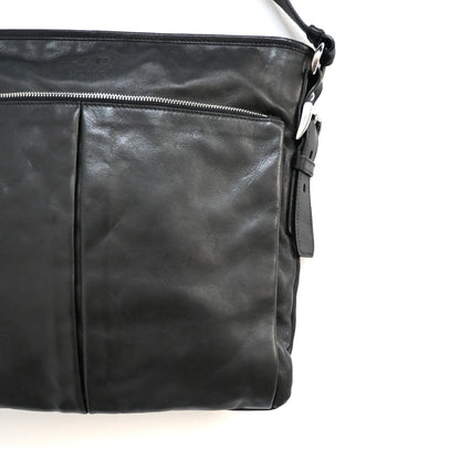 1990s prada cow leather shoulder bag