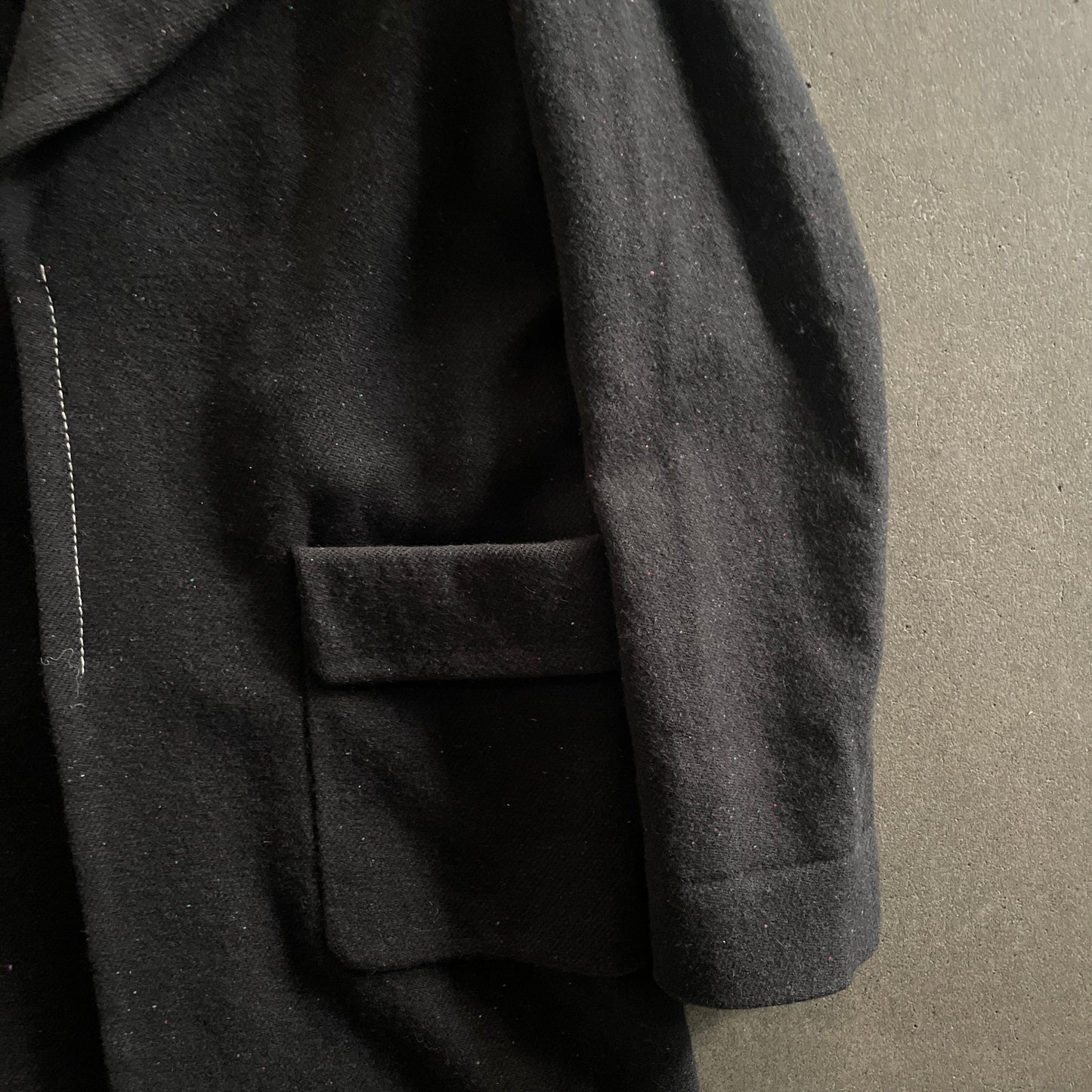 2015aw raf simons stitch wool coat 46