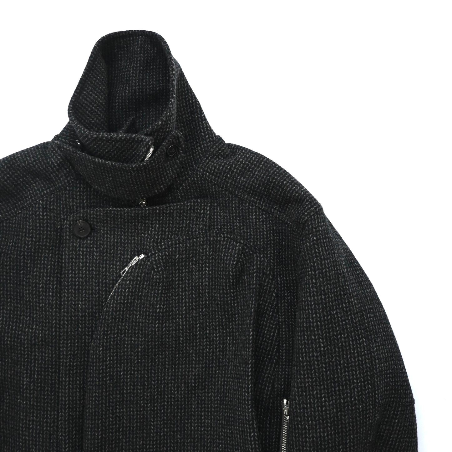 2024aw dries van noten tweed wool viller bomber jacket S