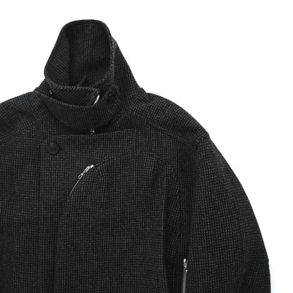 2024aw dries van noten tweed wool viller bomber jacket S