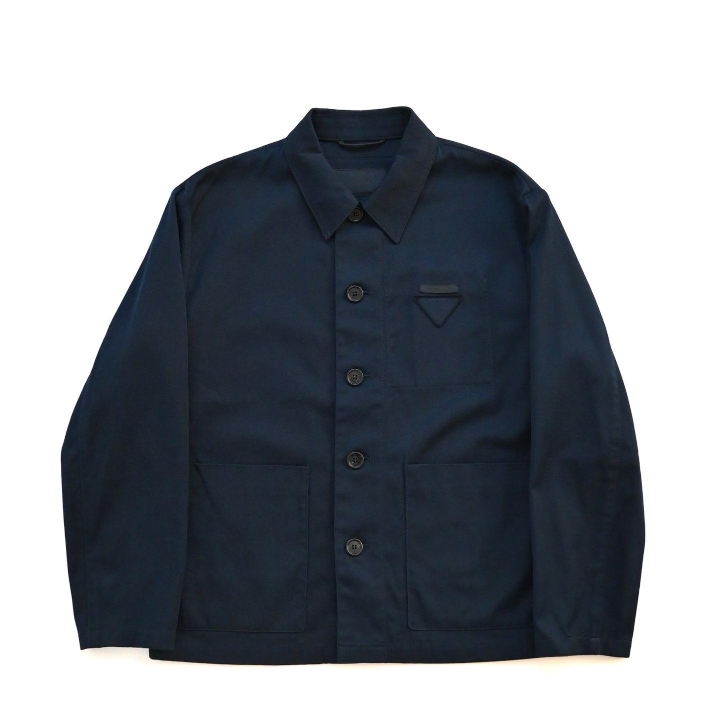 2018ss prada seb154 front logo cotton blouson 46