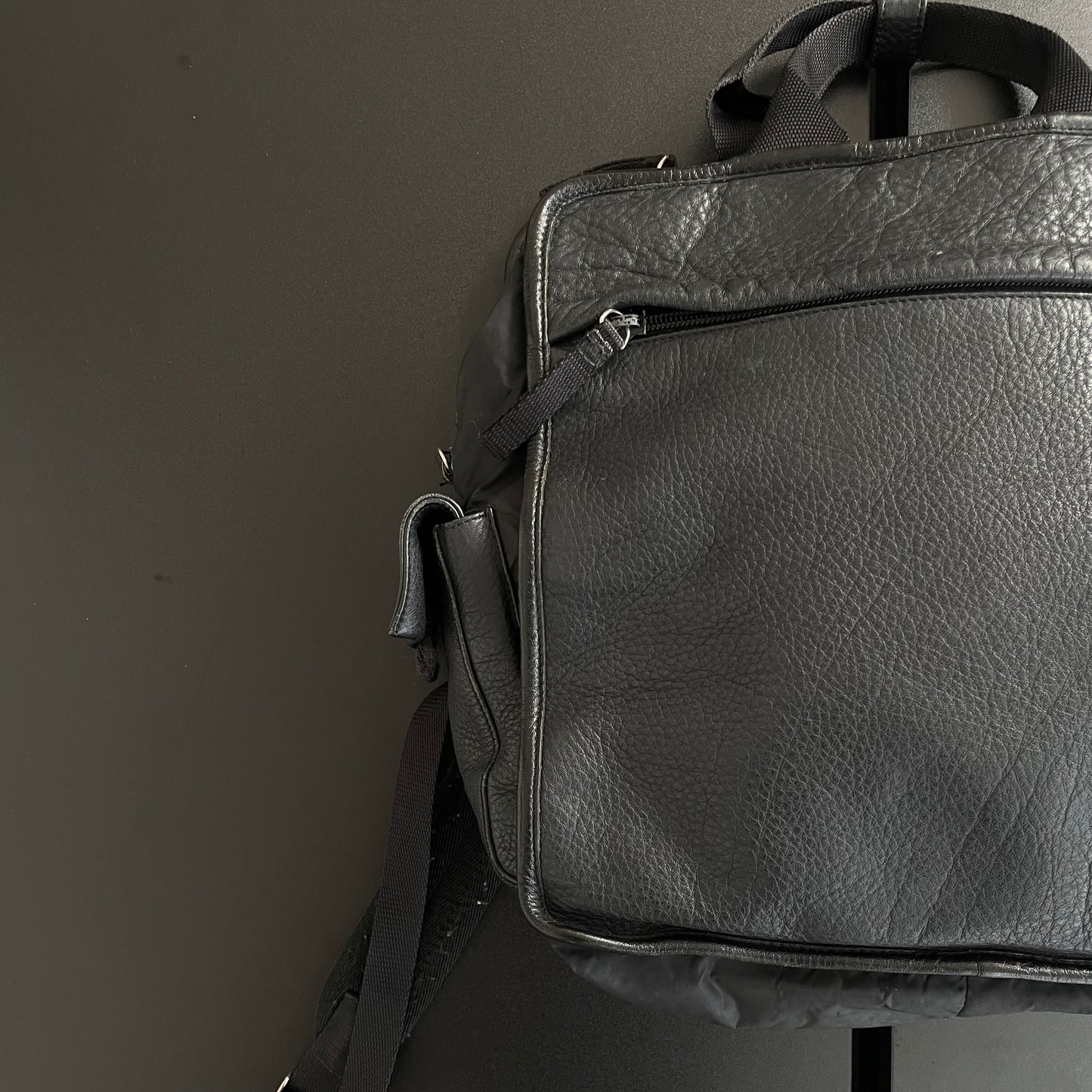 1999aw prada leather backpack